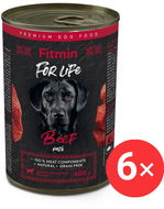 Fitmin For Life Hovězí konzerva pro psy 6 × 400 g - Konzerva pro psy