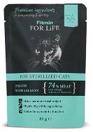 Fitmin For Life Lososová kapsička pre mačky 85 g - Kapsička pre mačky