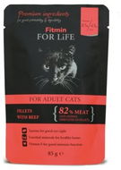 Cat Food Pouch FFL cat Adult Beef 85g - Kapsička pro kočky