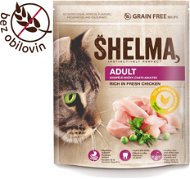 Shelma Adult bezobilné granule s čerstvým kuřecím pro dospělé kočky 750 g - Granule pro kočky