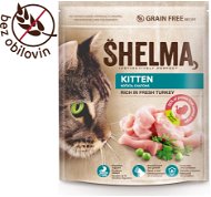 Kibble for Kittens Shelma Junior Grain-Free Granules with fresh turkey for kittens 750g - Granule pro koťata