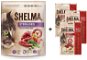 Shelma Sterile bezobilné granuly hovädzie 750 g + Shelma bezobilné mäsové tyčinky hovädzie 3× 15 g - Granule pre mačky