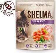 Shelma bezobilné granule s čerstvým lososem pro sterilizované kočky 750 g - Granule pro kočky