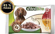 Vitalbite stewed fillets of chicken and beef in sauce 4× 85g - Dog Food Pouch