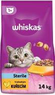 Granule pro kočky Whiskas granule kuřecí pro kastrované dospělé kočky 14 kg - Granule pro kočky