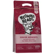 Meowing Heads Senior Moments NEW 1,5 kg - Granule pre mačky