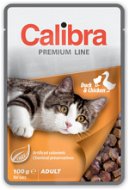Calibra Cat  kapsička Premium Adult Duck & Chicken 100 g - Kapsička pre mačky