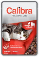 Calibra Cat  kapsička Premium Adult Chicken & Beef 100 g - Kapsička pre mačky