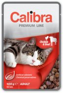 Calibra Cat  kapsička Premium Adult Chicken & Beef 100 g - Kapsička pre mačky