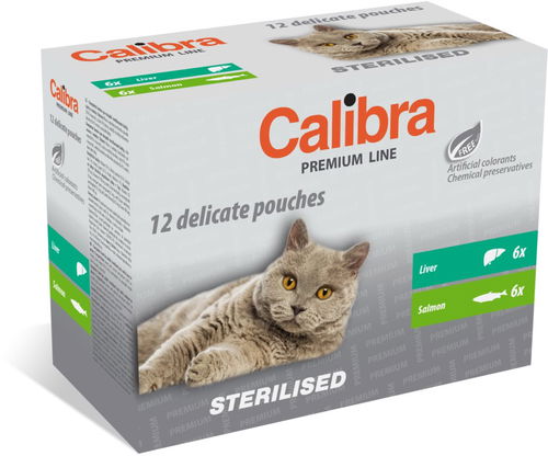 Calibra Cat Premium Kapsičky pro kastrované kočky multipack 12 × 100 g - Kapsička pro kočky - Hlavní obrázek