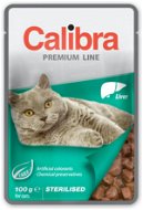 Calibra Cat  kapsička Premium Sterilised Liver 100 g - Kapsička pre mačky