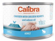 Calibra Cat  konzerva Adult kuře a kuřecí srdíčka 200 g - Konzerva pro kočky