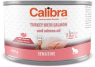Calibra Cat Canned Sensitive Turkey and Salmon, 200g - Canned Food for Cats