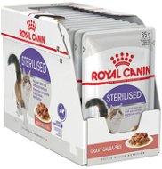 Cat Food Pouch Royal Canin Sterilized Gravy 12×85 g - Kapsička pro kočky