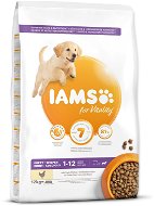 IAMS Dog Puppy Large Chicken 12kg - Kibble for Puppies