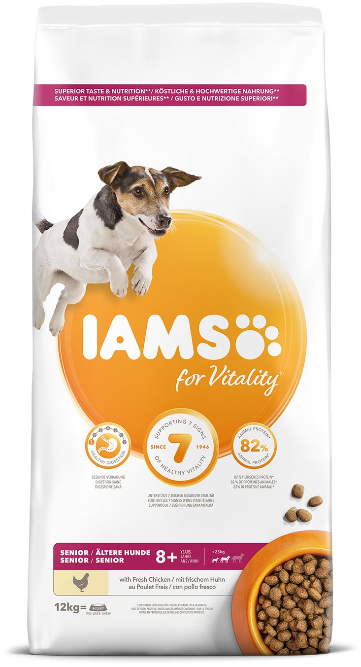 Iams dog food outlet small medium 12kg