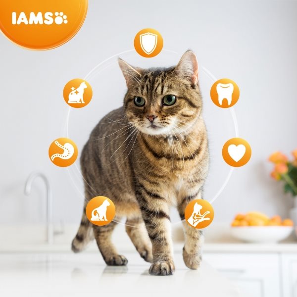 IAMS Cat Adult Weight Control Sterilized Chicken 2kg IAMS Cat Food Container 2kg Pet Food Set Alza.cz