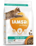 IAMS Cat Adult Weight Control/Sterilized Salmon 1,5 kg - Granule pre mačky