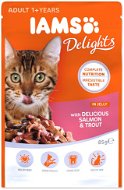 IAMS Salmon and Trout in Jelly, 85g - Cat Food Pouch