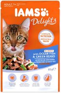 IAMS Ocean Fish and Greenbeans in Sauce, 85g - Cat Food Pouch