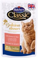 Butcher´s Classic Delicious Dinners with Salmon & Sauce, CIG,  100g - Cat Food Pouch
