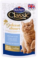 Butcher's Classic Delicious Dinners with Trout and Cod, CIG, 100g - Cat Food Pouch