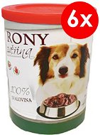 RONY Game 400g, 6 pcs - Canned Dog Food