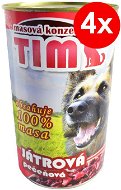 TIM Liver 1200g, 4 pcs - Canned Dog Food