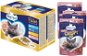 Prevital Naturel stewed fillets in jelly 12 × 85 g + PreVital snack meat mix 3 × 60 g - Cat Food Pouch