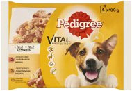 Pedigree Pouches with Beef and Poultry in Jelly 4 × 100g - Dog Food Pouch