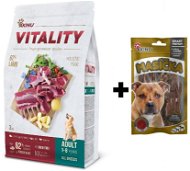 Akin VITALITY dog adult hypoallergic lamb 3 kg + Beef strips for dogs 75 g free - Set