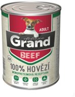 Grand deluxe 100 % hovädzia Adult 820 g - Konzerva pre psov