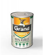 Grand deluxe 100 % kuracie Junior 400 g - Konzerva pre psov