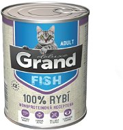Grand deluxe 100% RYBÍ pro kočku 400 g - Konzerva pro kočky