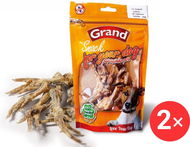 Grand Drůbeží nožička sušená 2 × 100 g - Pamlsky pro psy