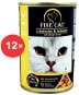 Fine Cat Canned Food for Cats DUO Chicken with Veal 12 × 415g - Canned Food for Cats
