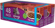 Whiskas - Kapsičky, klasický výber v šťave pre dospelé mačky, 48 × 100 g - Kapsička pre mačky