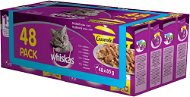 Whiskas Pure Delight kapsičky hydinový výber v želé pre dospelé mačky 48× 85 g - Kapsička pre mačky
