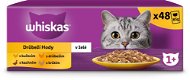 Kapsička pre mačky Whiskas, kapsičky hydinový výber v želé pre dospelé mačky, 48×  85 g - Kapsička pro kočky