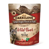 Carnilove Dog Pouch Food Paté Wild Boar with Rosehips 300g - Dog Food Pouch