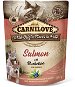 Dog Food Pouch Carnilove Dog Pouch Food Paté Salmon with Blueberries for Puppies 300g - Kapsička pro psy
