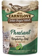 Carnilove Cat Pouch Rich in Pheasant Enriched with Raspberry Leaves 85 g - Kapsička pre mačky