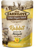 Carnilove Cat Food Pouch Rich in Rabbit Enriched with Marigold 85g - Cat Food Pouch