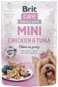 Brit Care Mini Chicken & Tuna Fillets in Gravy 85g - Dog Food Pouch