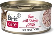 Canned Food for Cats Brit Care Cat Tuna with Chicken and Milk 70g - Konzerva pro kočky