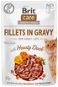 Brit Care Cat Fillets in Gravy with Hearty Duck 85g - Cat Food Pouch