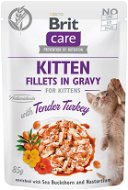 Brit Care Cat Kitten Fillets in Gravy with Tender Turkey 85 g - Kapsička pro kočky