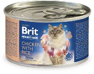Brit Premium by Nature Chicken with Rice 200g - Canned Food for Cats