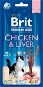 Maškrty pre mačky Brit Premium by Nature Cat Sticks with Chicken & Liver 3 ks - Pamlsky pro kočky