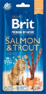 Maškrty pre mačky Brit Premium by Nature Cat Sticks with Salmon & Trout 3 ks - Pamlsky pro kočky